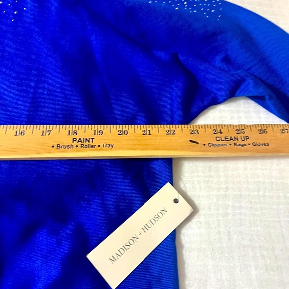 NWT Vibrant Blue Top with Sparkle - Large - Picture 5 of 6